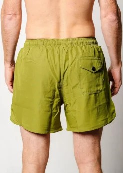 Kortni Jeane Olive Green | Mens Retro Shorties Olive_Green Sale