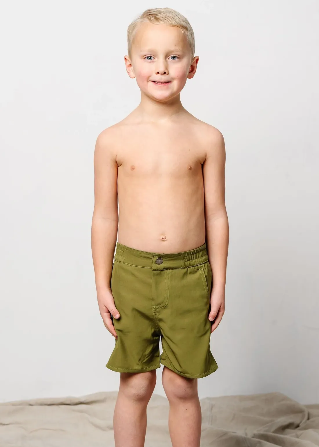 Kortni Jeane Olive Green | Mini Boardies Olive_Green Sale