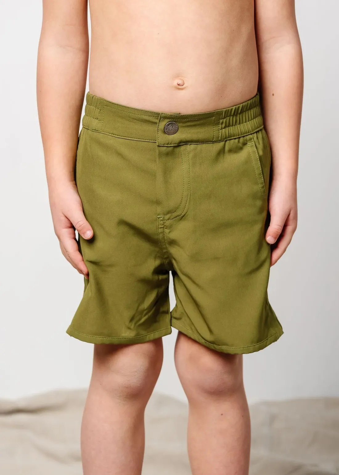 Kortni Jeane Olive Green | Mini Boardies Olive_Green Sale