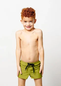 Kortni Jeane Olive Green | Mini Euro Shorts Olive_Green Fashion