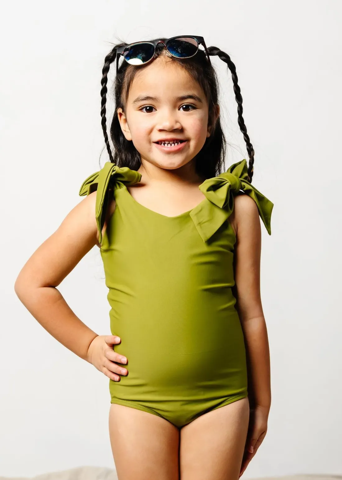 Kortni Jeane Olive Green | Mini Everyday One-Piece Olive_Green Sale