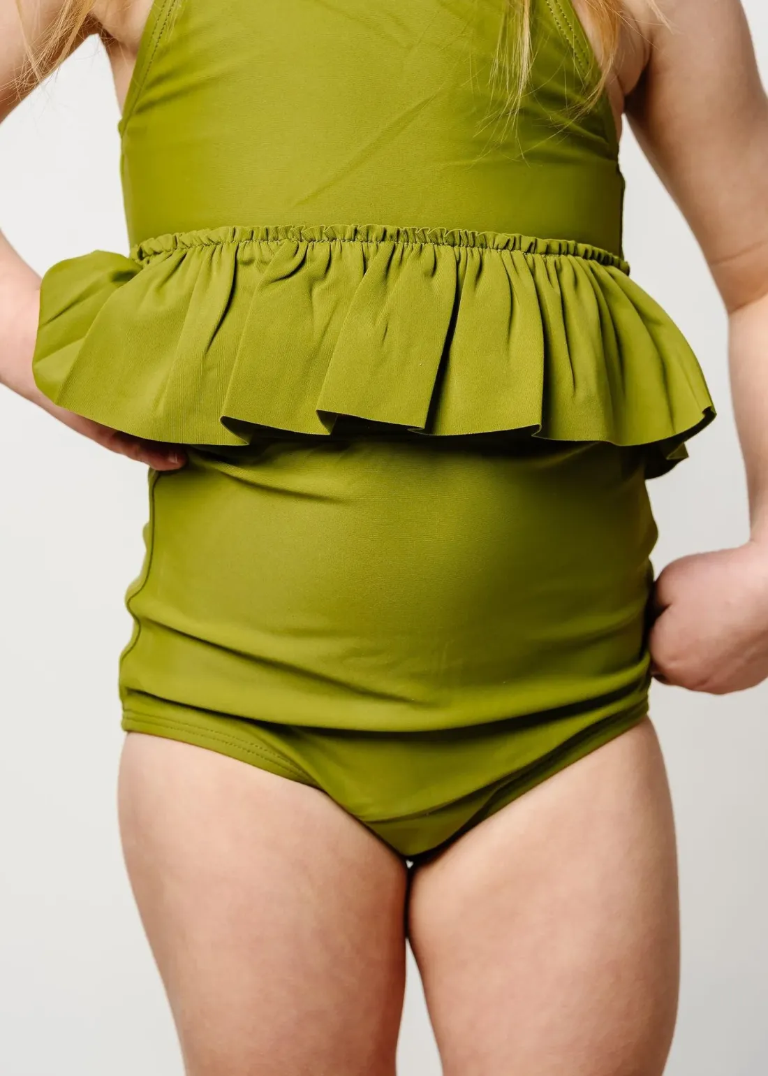 Kortni Jeane Olive Green | Mini High-Waisted Bottoms Olive_Green Clearance