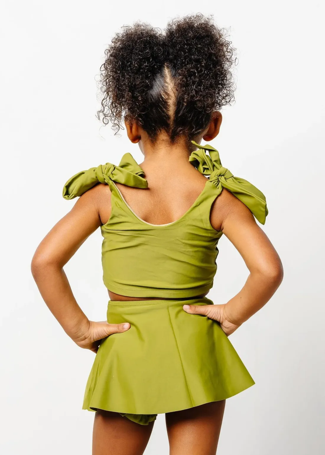 Kortni Jeane Olive Green | Mini Knot Top Olive_Green Discount