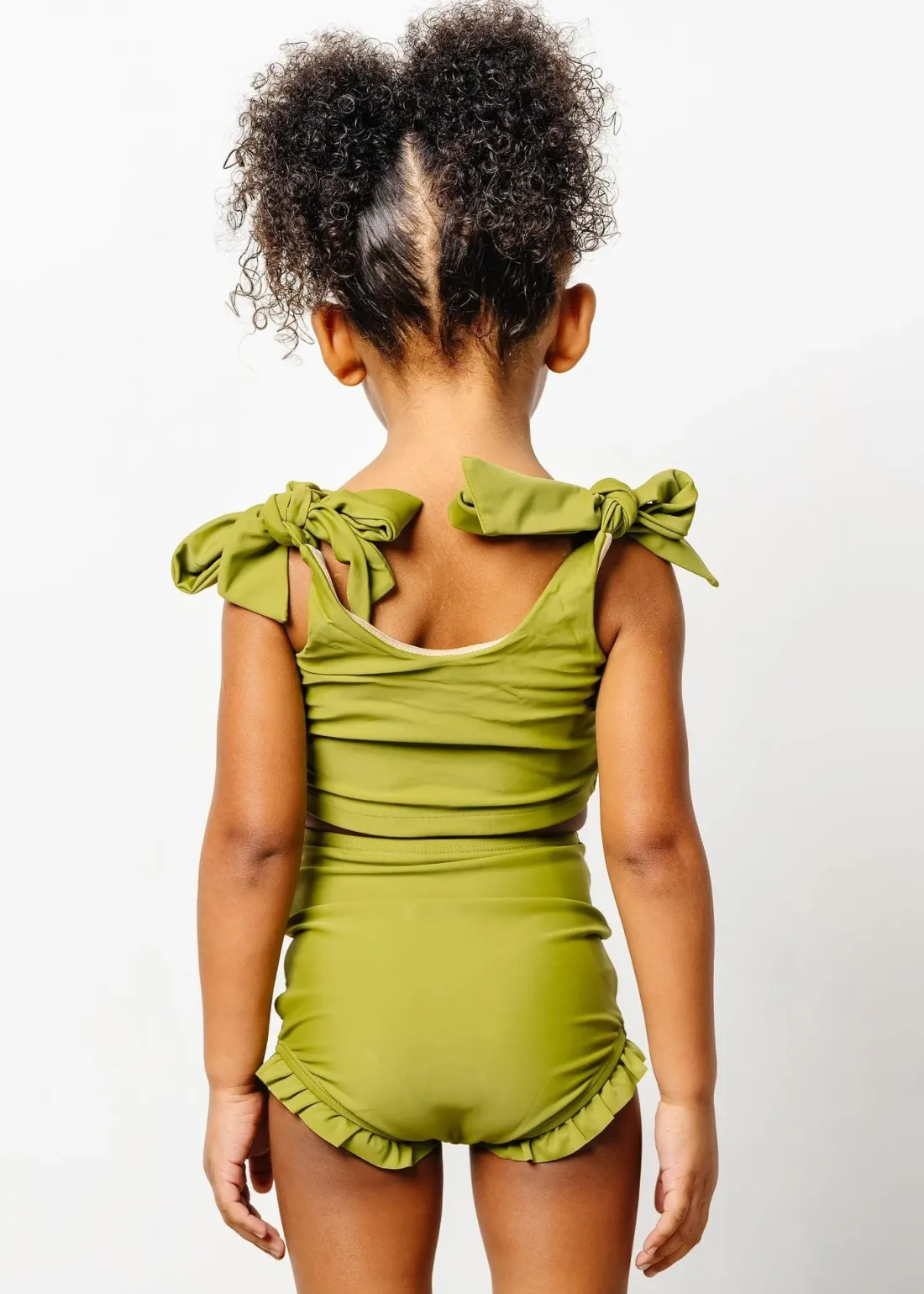 Kortni Jeane Olive Green | Mini Knot Top Olive_Green Discount