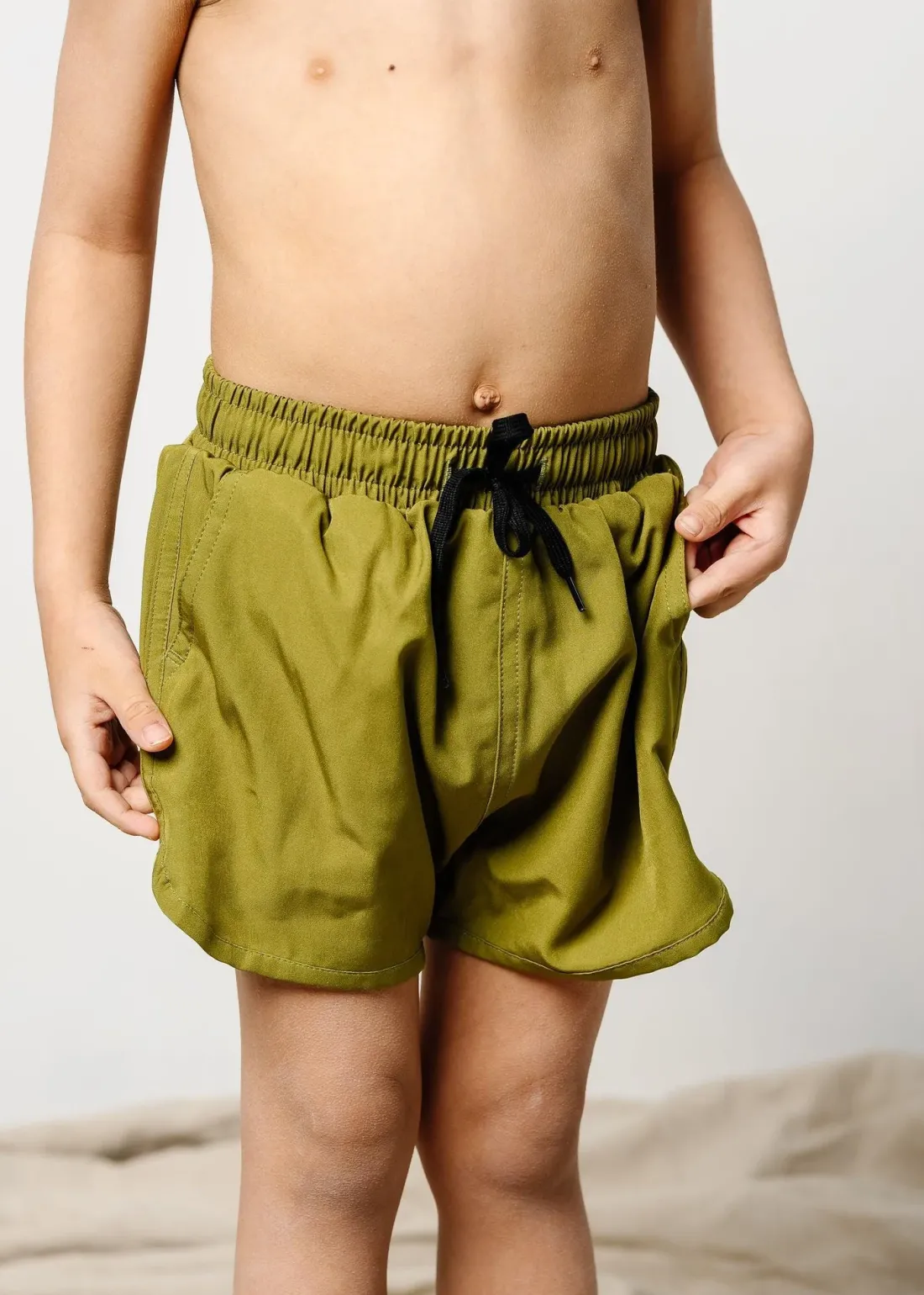 Kortni Jeane Olive Green | Mini Retro Shorties Olive_Green Sale