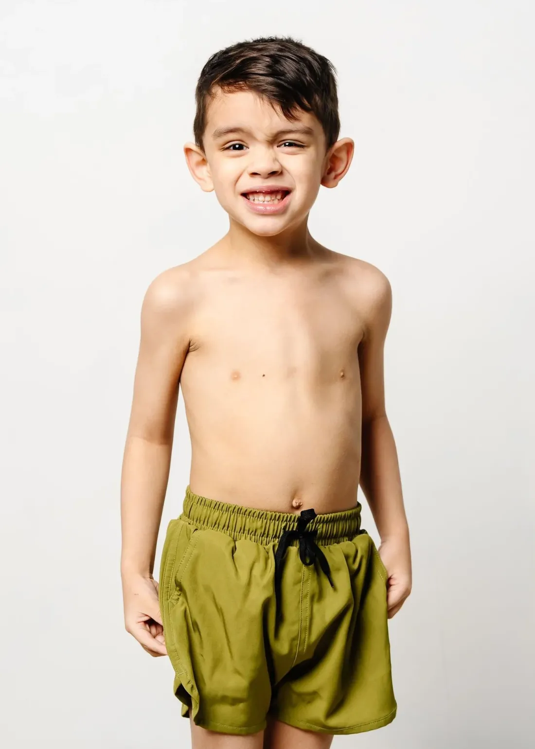 Kortni Jeane Olive Green | Mini Retro Shorties Olive_Green Sale