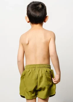 Kortni Jeane Olive Green | Mini Retro Shorties Olive_Green Sale