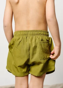 Kortni Jeane Olive Green | Mini Retro Shorties Olive_Green Sale