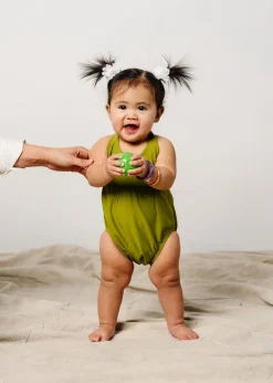 Kortni Jeane Olive Green | Mini Romper One-Piece Olive_Green Outlet