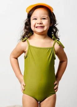 Kortni Jeane Olive Green | Mini Simply One-Piece Olive_Green Outlet