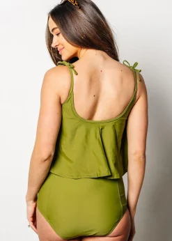 Kortni Jeane Olive Green | Swing Top Olive_Green Clearance