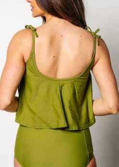Kortni Jeane Olive Green | Swing Top Olive_Green Clearance