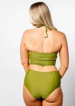 Kortni Jeane Olive Green | Tied-Up Top Olive_Green New