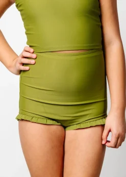 Kortni Jeane Olive Green | Youth All Ruffled Up Bottoms Olive_Green Clearance