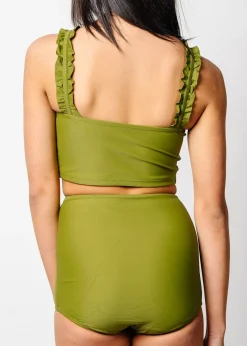 Kortni Jeane Olive Green | Youth Bow Bottoms Olive_Green Outlet