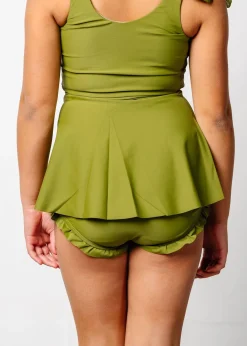 Kortni Jeane Olive Green | Youth Detached Short Skirt Olive_Green Best
