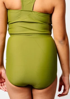 Kortni Jeane Olive Green | Youth Down in Front Ruffle Bottoms Olive_Green Online