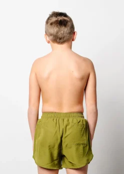 Kortni Jeane Olive Green | Youth Retro Shorties Olive_Green Sale
