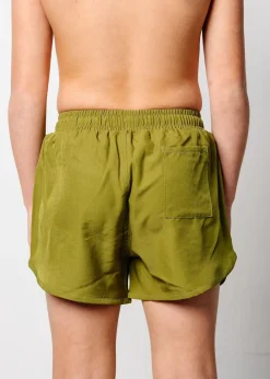 Kortni Jeane Olive Green | Youth Retro Shorties Olive_Green Sale