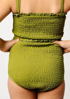 Kortni Jeane Olive Green | Youth Smocked Bottoms Olive_Green Sale