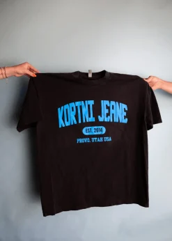 Kortni Jeane Oversized Tee | Charcoal Online