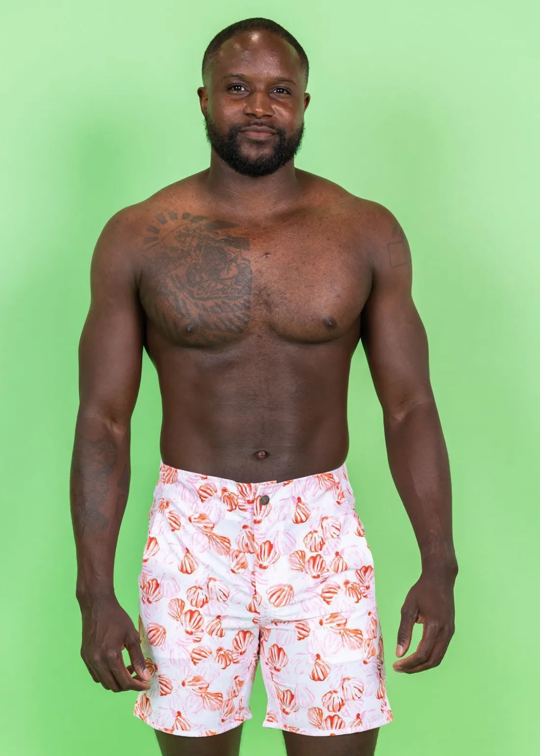 Kortni Jeane Painted Clams | Mens Boardies PaintedClams Best