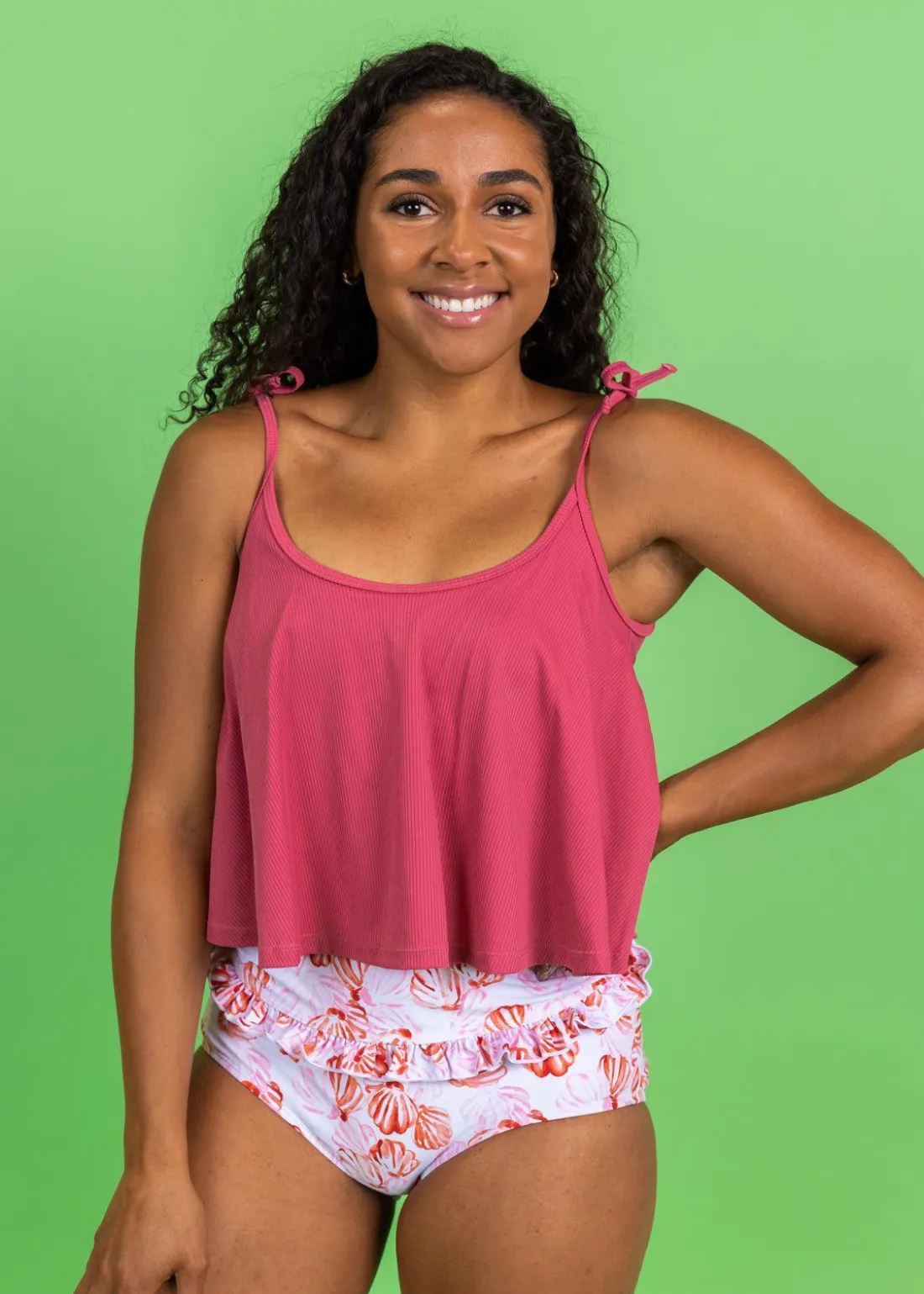 Kortni Jeane Painted Clams | Mid-Ruffle Bottoms PaintedClams Outlet