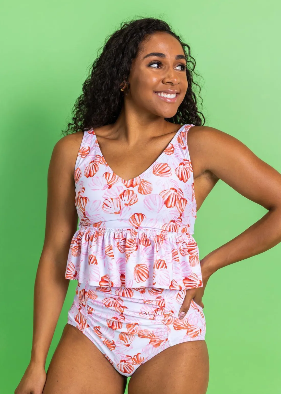 Kortni Jeane Painted Clams | Ruched Bottoms 2.0 PaintedClams Online