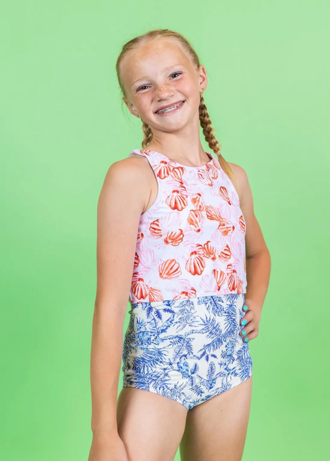 Kortni Jeane Painted Clams | Youth Racer Back Top PaintedClams Best