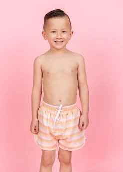 Kortni Jeane Peachy Stripe | Mini Retro Shorties PeachyStripe Sale