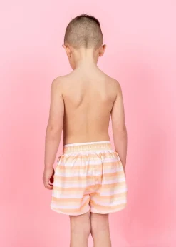 Kortni Jeane Peachy Stripe | Mini Retro Shorties PeachyStripe Sale