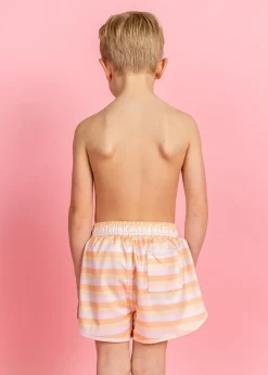 Kortni Jeane Peachy Stripe | Mini Retro Shorties PeachyStripe Sale