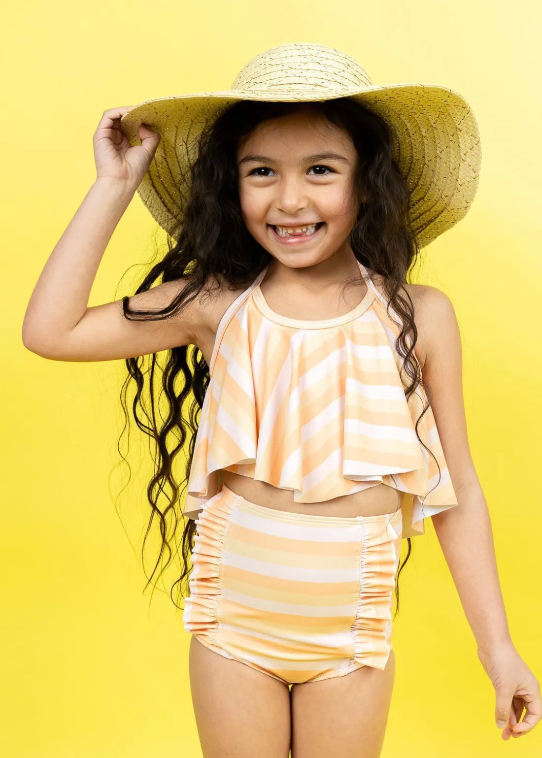 Kortni Jeane Peachy Stripe | Mini Swing Top PeachyStripe Outlet