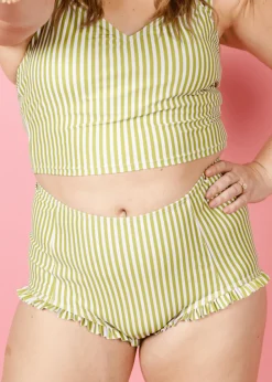 Kortni Jeane Pear Stripes | All Ruffled Up Bottoms PearStripes Outlet