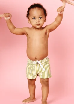 Kortni Jeane Pear Stripes | Baby Euro Shorts PearStripes Sale