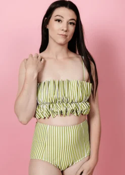 Kortni Jeane Pear Stripes | High-Waisted Bottoms PearStripes Hot