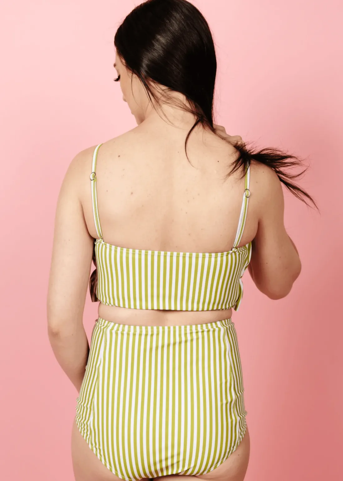 Kortni Jeane Pear Stripes | High-Waisted Bottoms PearStripes Hot