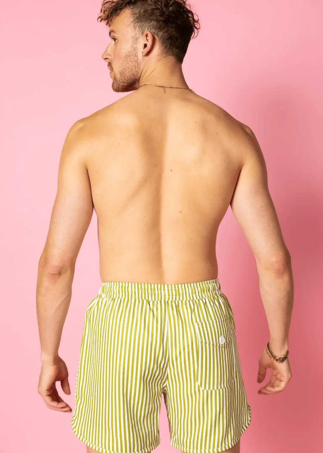 Kortni Jeane Pear Stripes | Mens Retro Shorties PearStripes New