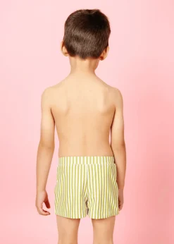 Kortni Jeane Pear Stripes | Mini Euro Shorts PearStripes Fashion