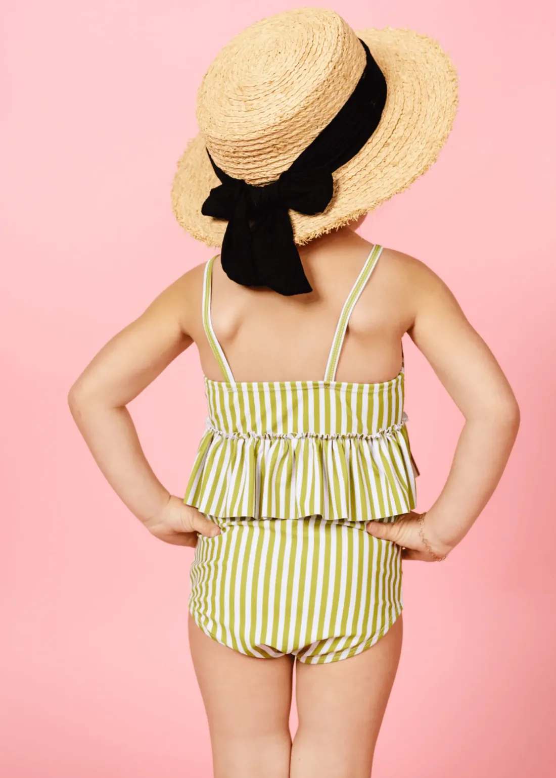 Kortni Jeane Pear Stripes | Mini Peplum Top PearStripes Discount