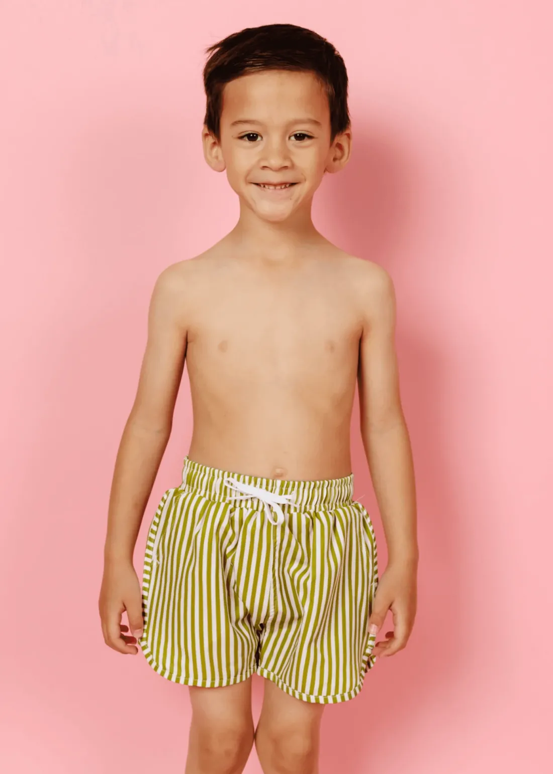 Kortni Jeane Pear Stripes | Mini Retro Shorties PearStripes Hot