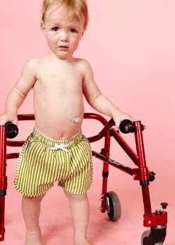 Kortni Jeane Pear Stripes | Mini Retro Shorties PearStripes Hot