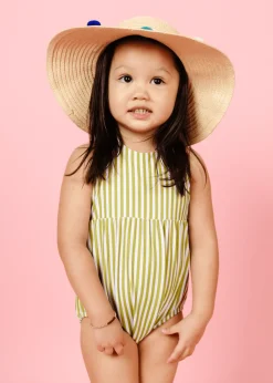 Kortni Jeane Pear Stripes | Mini Romper One-Piece PearStripes Discount