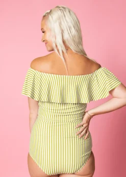 Kortni Jeane Pear Stripes | Tie-Up-Front Bottoms PearStripes Discount
