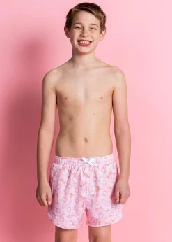 Kortni Jeane Pink Daisies | Youth Retro Shorties PinkDaisies Online