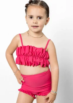 Kortni Jeane Pink Raspberry | Mini All Ruffled Up Bottoms PinkRaspberry Online