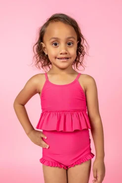 Kortni Jeane Pink Raspberry | Mini Peplum Top PinkRaspberry Online