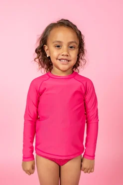 Kortni Jeane Pink Raspberry | Mini Rashguard Top (Unisex) PinkRaspberry Fashion