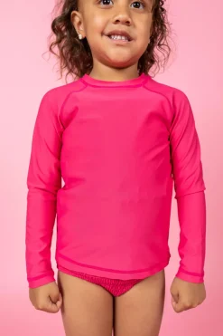 Kortni Jeane Pink Raspberry | Mini Rashguard Top (Unisex) PinkRaspberry Fashion