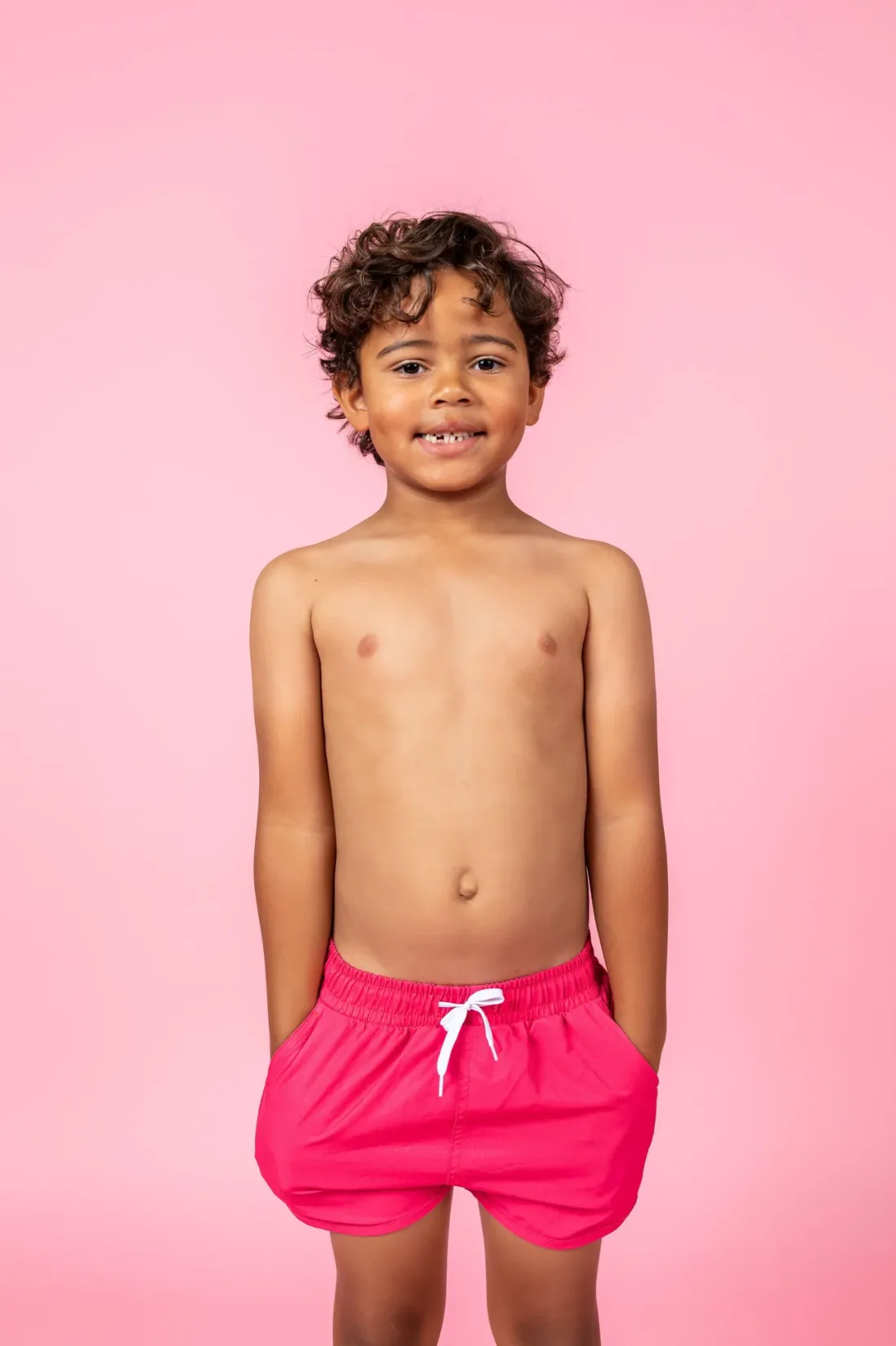 Kortni Jeane Pink Raspberry | Mini Retro Shorties PinkRaspberry Clearance
